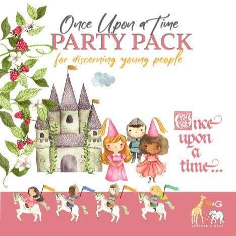 Once Upon A Time Party Pack Party Box Mustard and Gray Ltd Shropshire UK