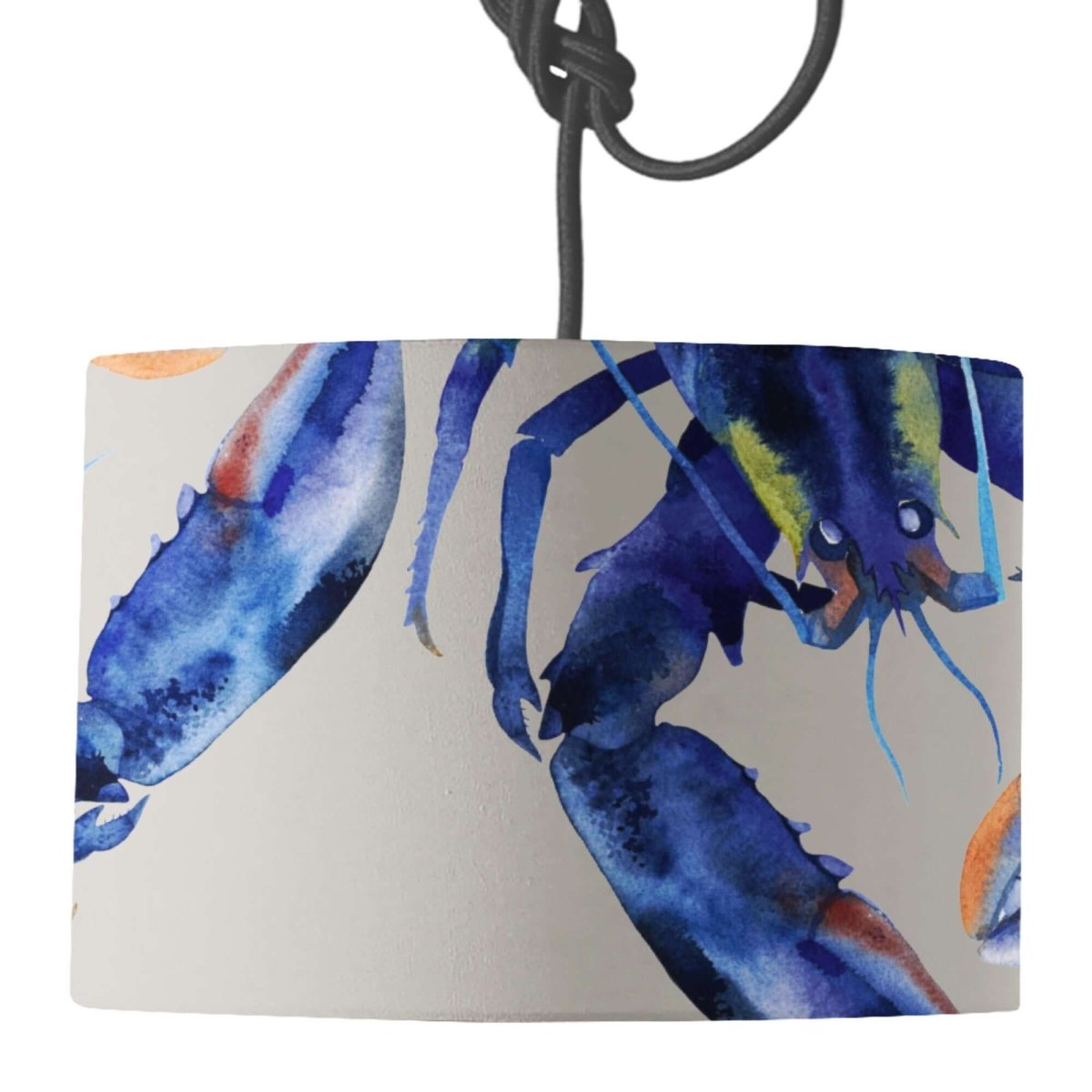 "Pinchy" Lobster Lamp Shade - Mustard and Gray Ltd