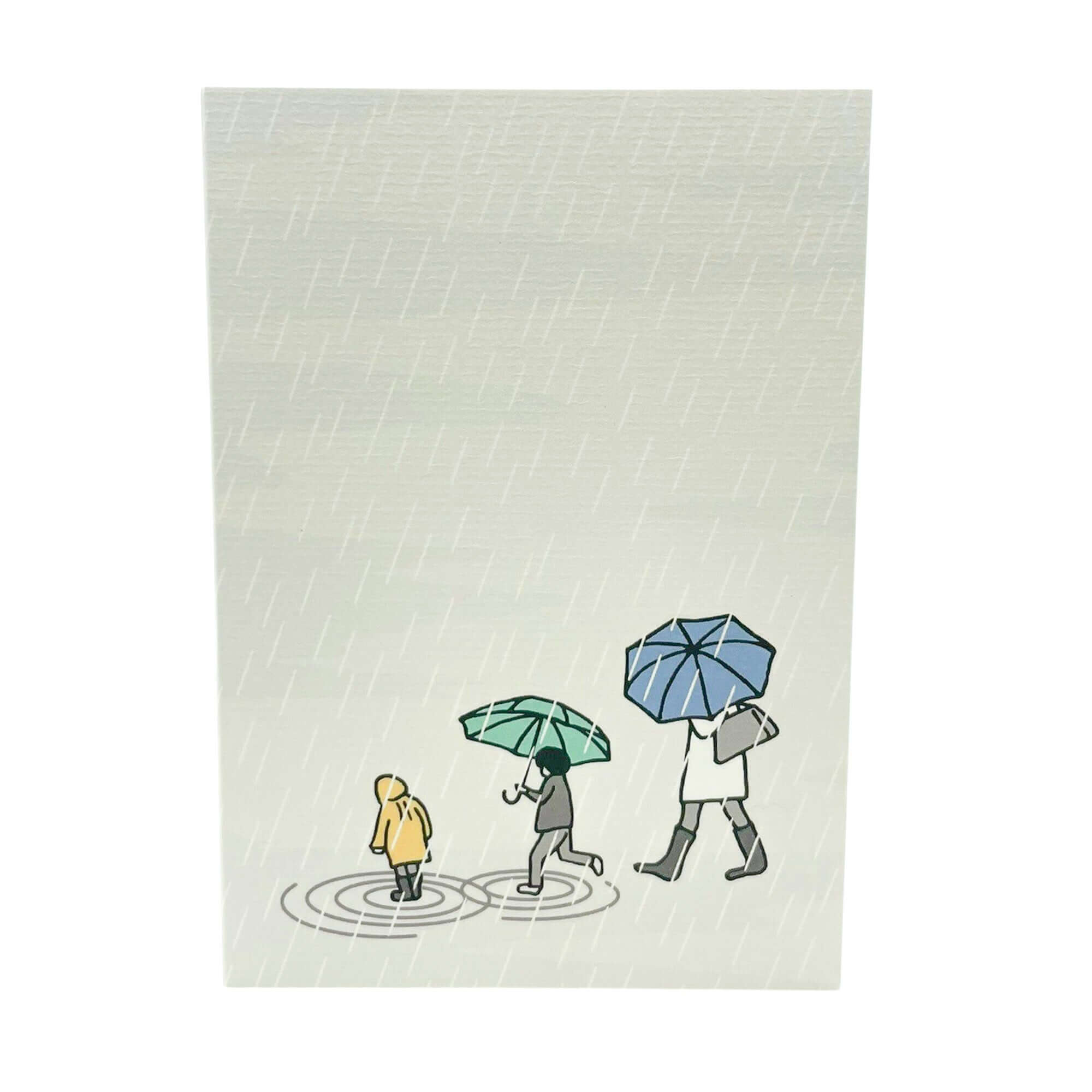 Rainy Day Greetings Card Greetings Card Mustard and Gray Ltd Shropshire UK