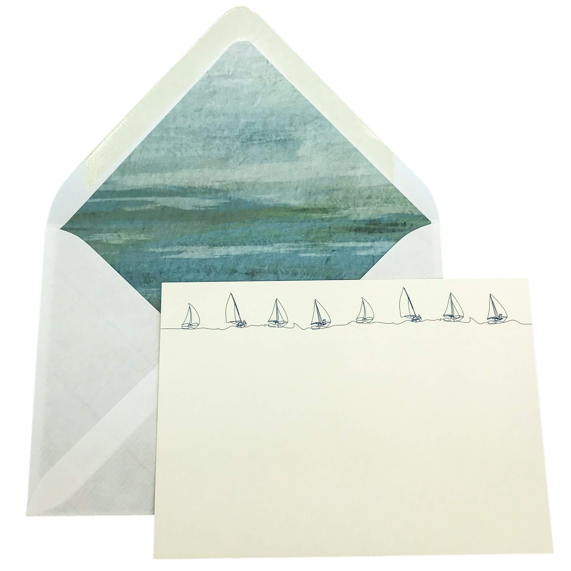 Lined Envelopes | Custom Venue Watercolor Liner