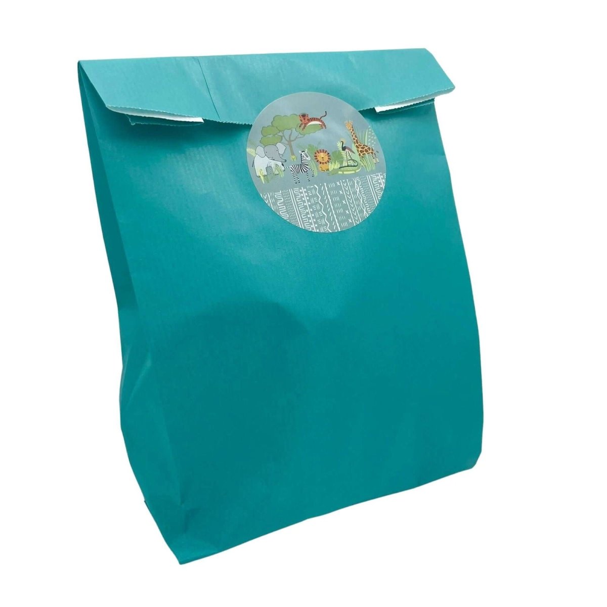Safari Animals Party Bags - Mustard and Gray Ltd