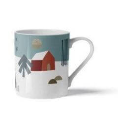 Scandi Christmas Mug Mugs Mustard and Gray Ltd Shropshire UK