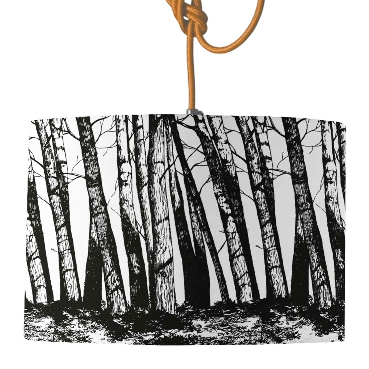 Silver Birch Lamp Shade - Mustard and Gray Ltd