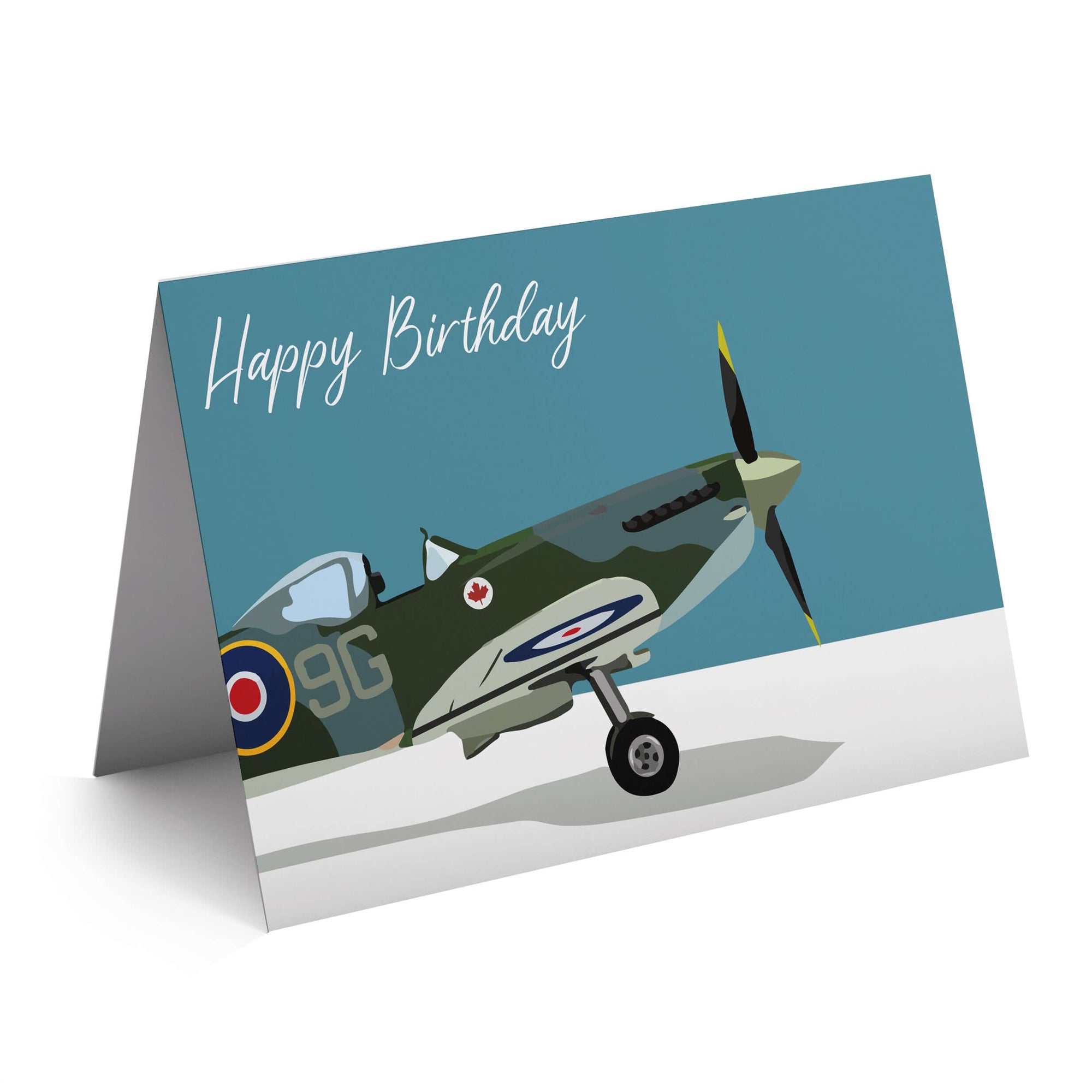 Spitfire Happy Birthday Card