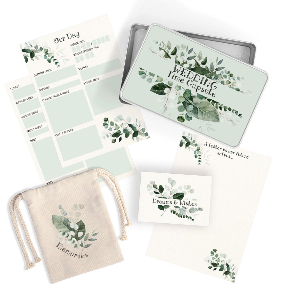 Wedding Time Capsule - Mustard and Gray Ltd