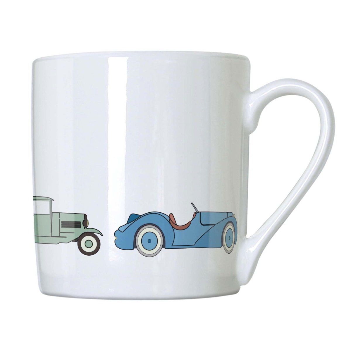 Weekend Wheels Mug - Mustard and Gray Ltd