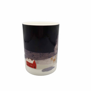 Winter Fox Night Mug Mugs Mustard and Gray Ltd Shropshire UK
