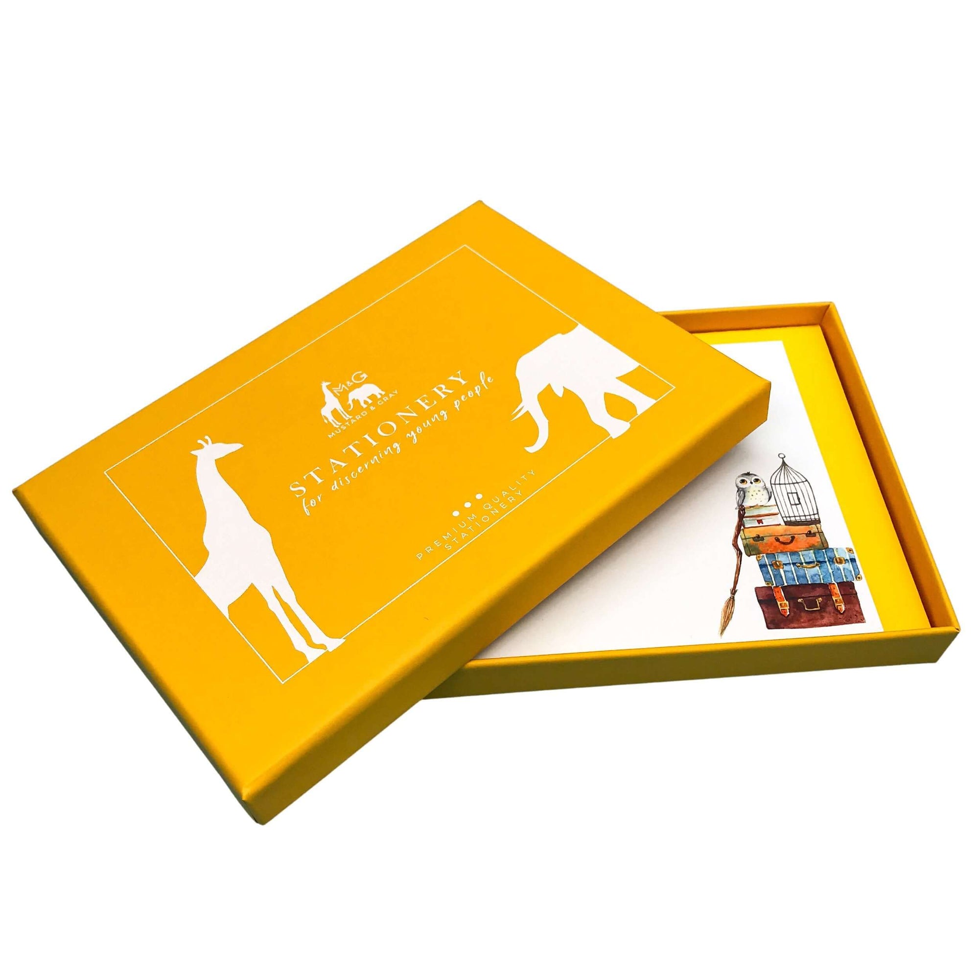 Wizarding World Notecard Set Children's Notecards Mustard and Gray Ltd Shropshire UK